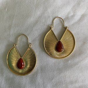Universal Thread Gold Dangle Earrings